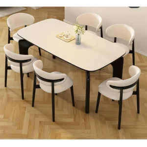 6 Seater Dining Tables With Marble Top White