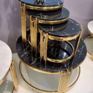 High Quality Exotic Faux Marble(MDF Wood) Center Table